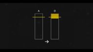Key travel and actuation point of Razer keyboard (The yellow line is the actuation point) (Image via @Optimum/YouTube)